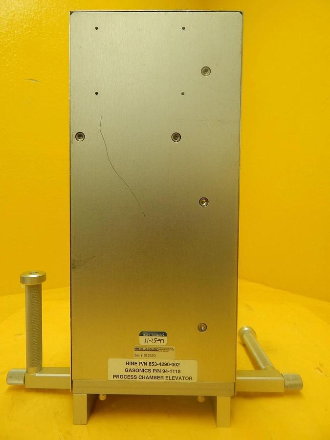 Used Hine 853-4290-002 Process Chamber Elevator GaSonics 94-1118 06763-805 Working