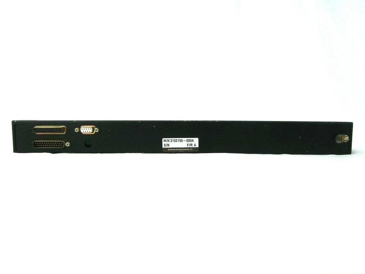 Used AE Advanced Energy 3152196-000A DC Interface Module Display Panel Used Working