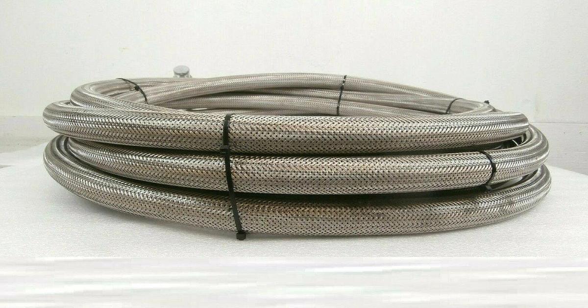 Used CTI-Cryogenics 8043339G600 Cryopump Return CryoLine 50' AMAT 3400-00059 Working
