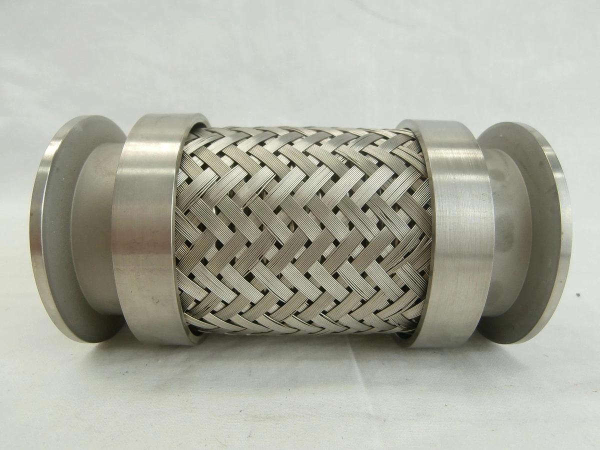 Used Edwards C10517294 Braided Flexible Pipeline Bellows 5.5" NW50 Used Working