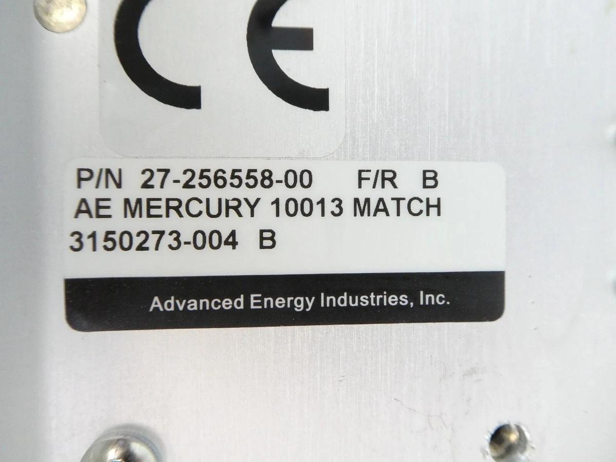Used MERCURY 10013 AE Advanced Energy 27-256558-00 RF Match 3150273-004 F/R B Working