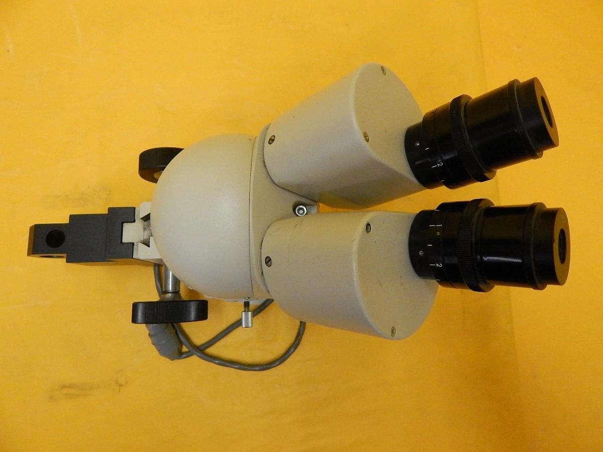 Used Olympus SZ Stereoscopic Zoom Microscope Head 0.7-4X G20X Support Block Used