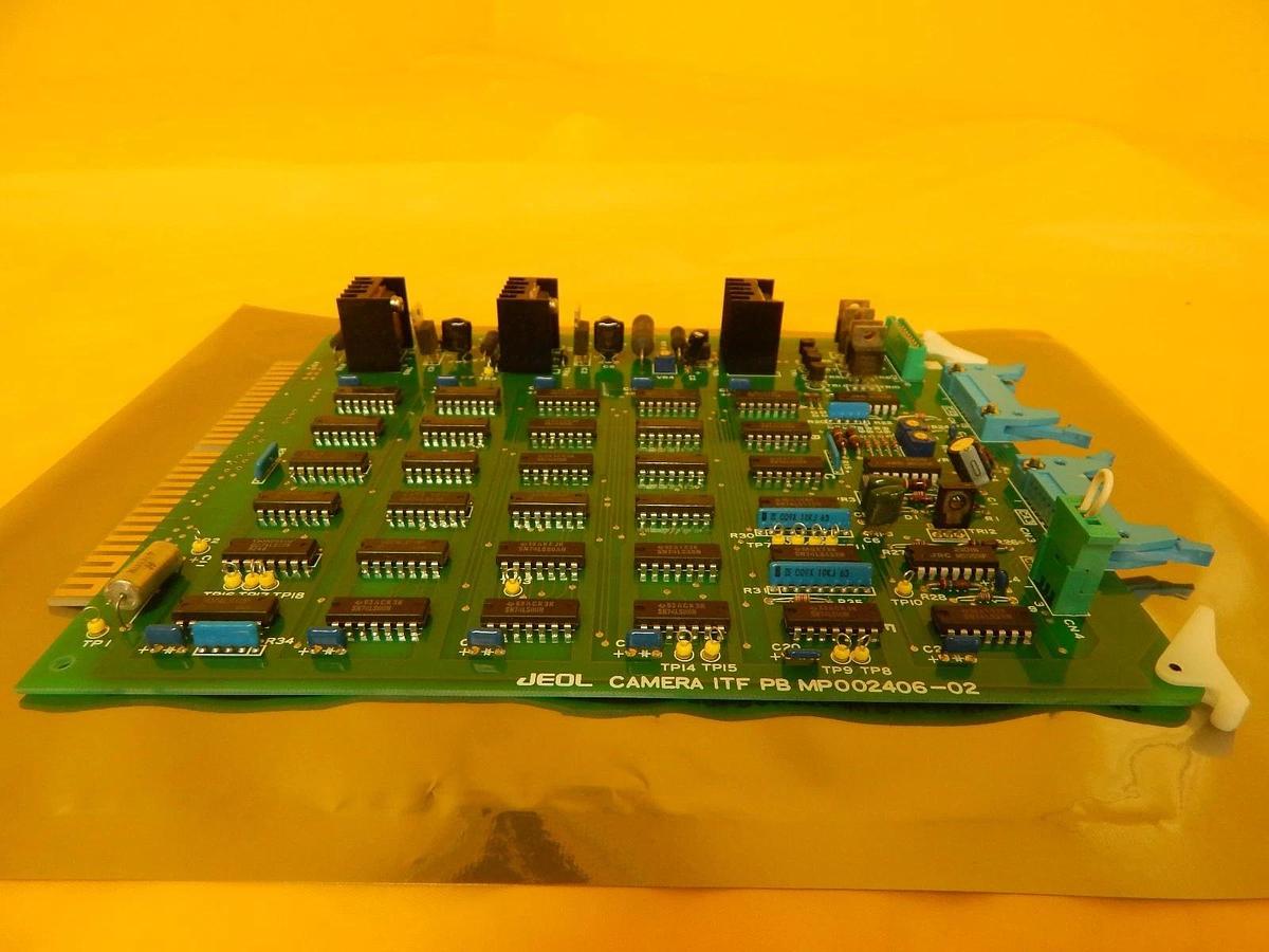 Used JEOL MP002406-02 CAMERA ITF PB Interface Board PCB Card JEM-2010F Working