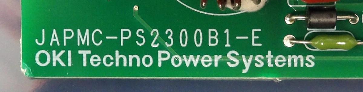 Used OKI Techno Power Systems JAPMC-PS2300B1-E Power Supply PCB MP2300 Working