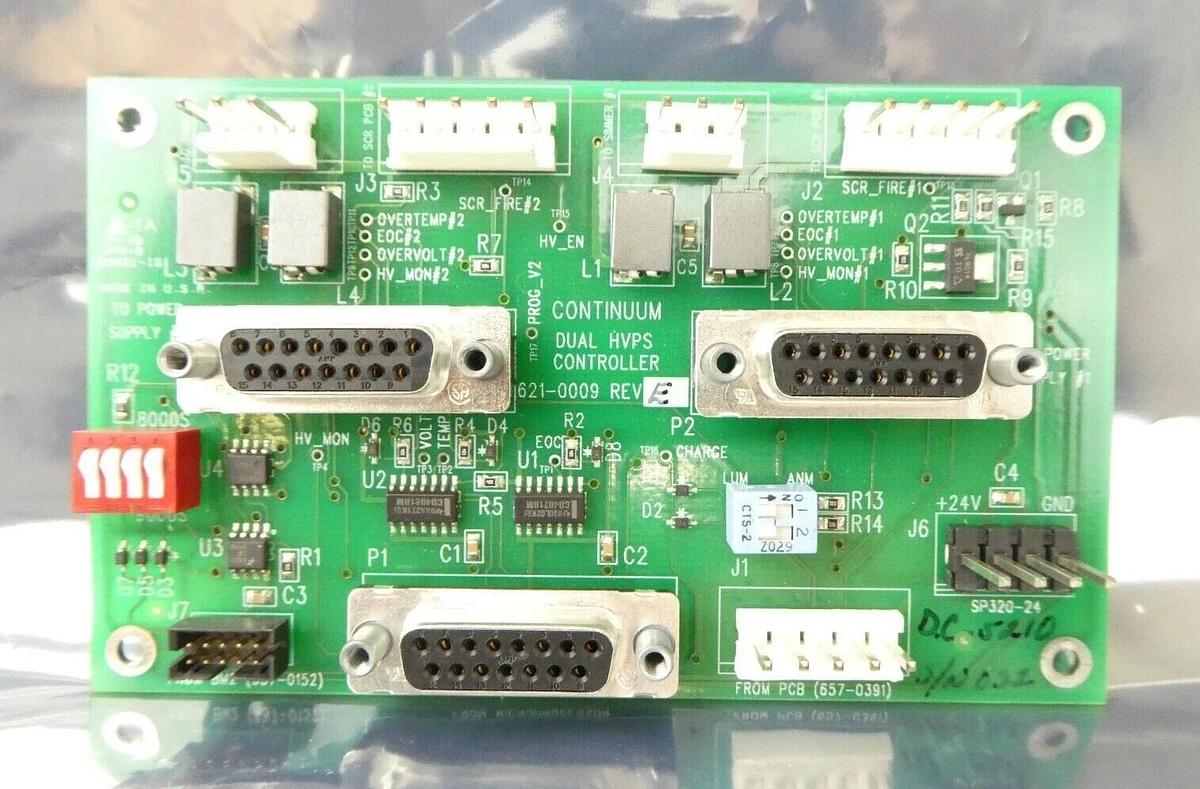 Used Continuum Dual HVPS Controller PCB Set of 3 621-0009 657-0152 657-0159 Working