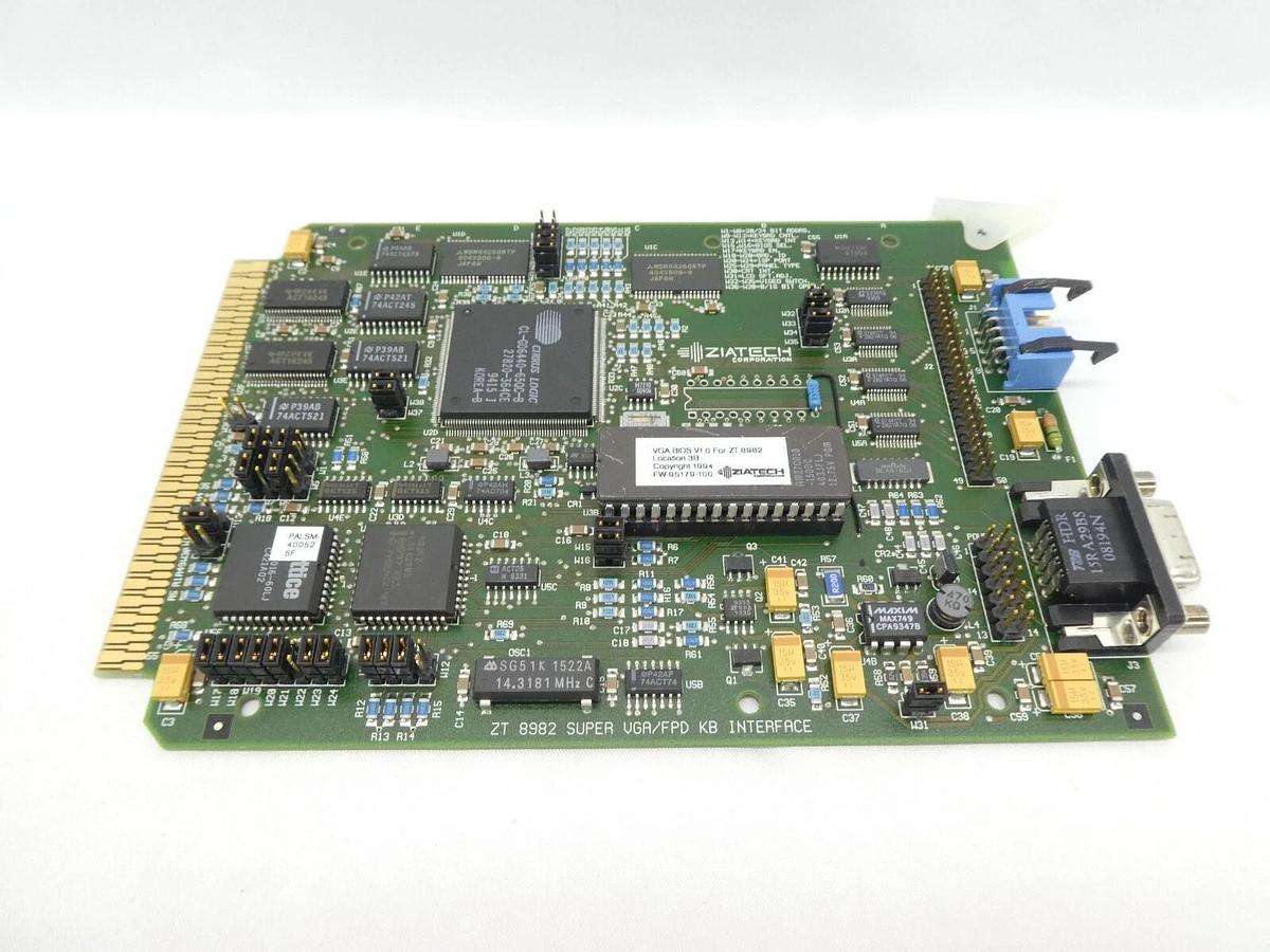 Used Ziatech ZT 8982 Super VGS/FPD KB Interface PCB Card ZT8982 Varian 350D Working