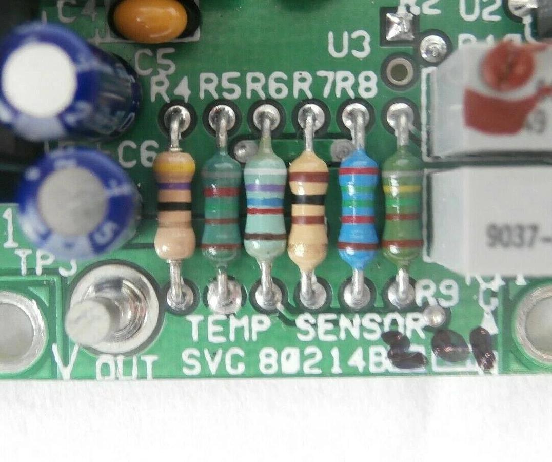 Used SVG Silicon Valley Group 80214B201 Temperature Sensor PCB 80214B 90S Working