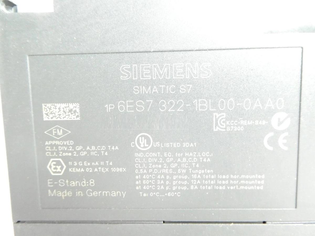 Siemens SM322 Output Module 6ES7 322-1BH01-0AA0 322-1BL00-0AA0 Lot of 3 New