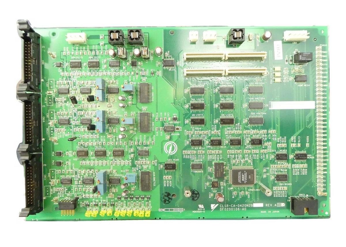 Used Yaskawa Electric CLSR-CA-0420N2B Linear Motor PCB Nikon NSR Bent LEDS Surplus