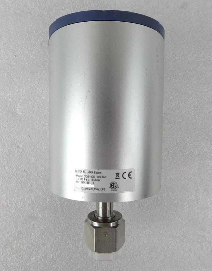 Used Inficon 390-145 Diaphragm Gauge Manometer CDG100D AMAT Surplus Working