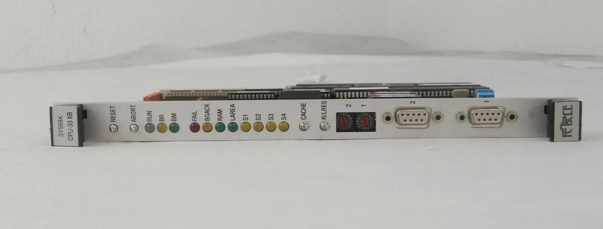 Used Force Computers 101342 CPU Processor PCB Card SYS68K/CPU-33XB Bio-Rad Q5 Working