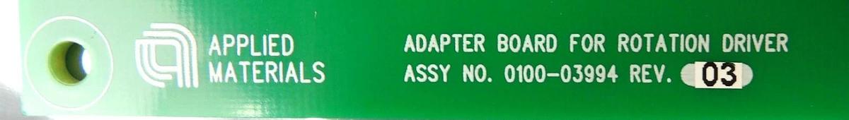 Used AMAT Applied Materials 0100-03994 Adapter Rotation Driver PCB Lot of 4 New