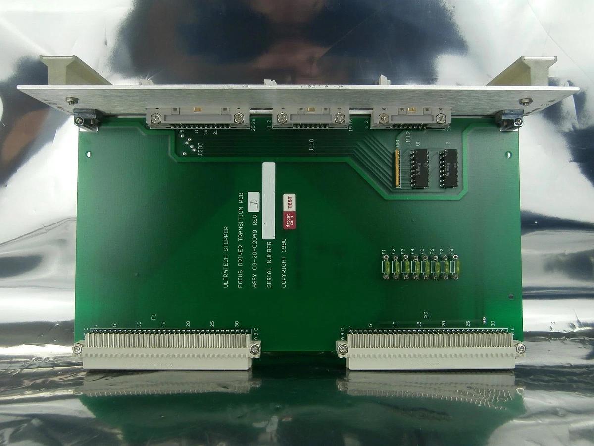 Used Ultratech Stepper 03-20-02040 Focus Driver Transition PCB Card Titan 4700 Used
