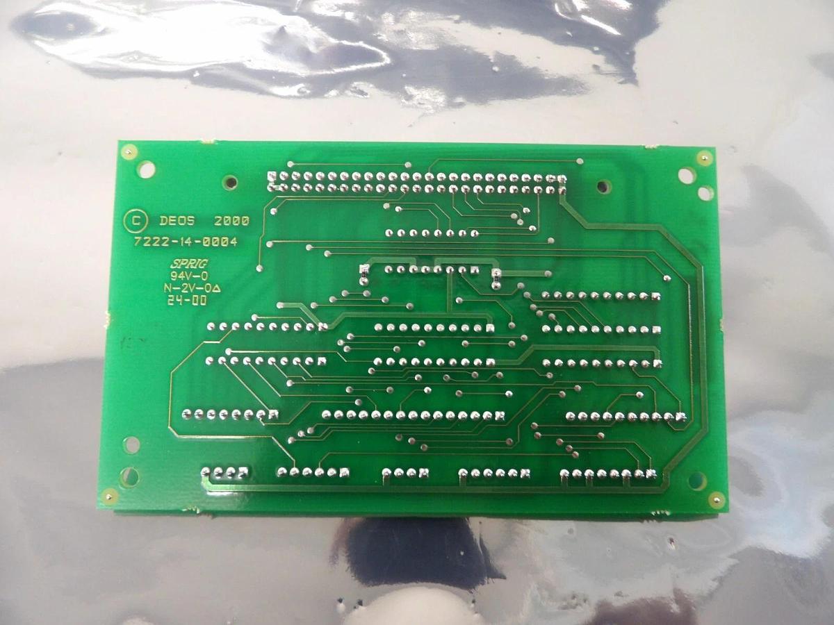 Used Deos 7222-15-0004 Front Panel Interface PCB 7222-25-0004 GEM-Q400 Lot of 3