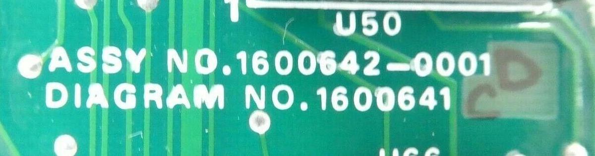 Texas Instruments 1600642-0001 D Floppy Disc Control PCB Card Varian 109533002