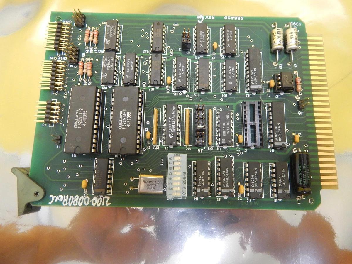 Used Micro/Sys SB8420 PCB Card 2100-0080 SER1 AG Associates 7100-5190-01 4100s Used