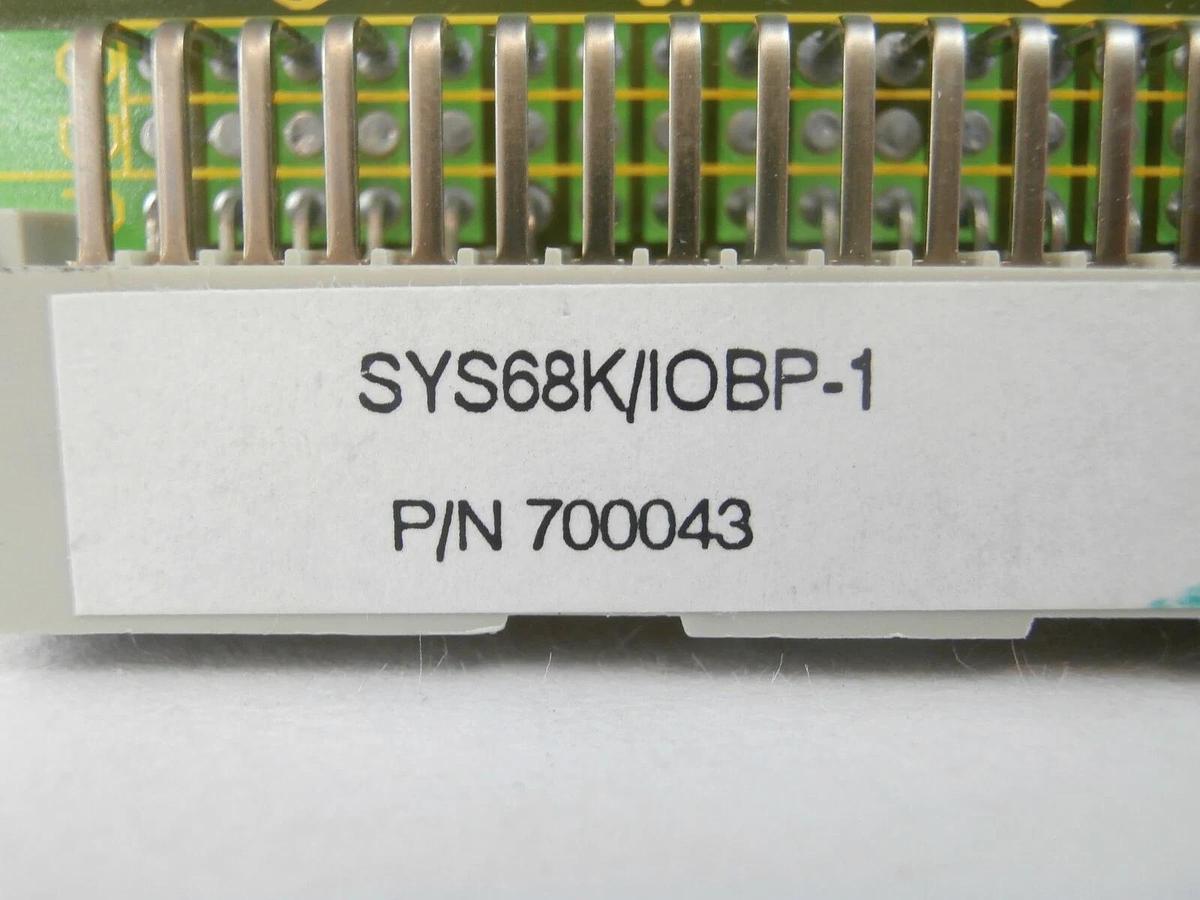 Used Force Computers 700043 I/O Interface PCB SYS68K/IOBP-1 Bio-Rad Q5 Working Spare