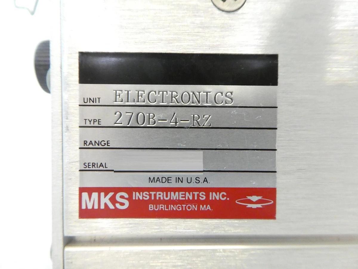 Used MKS Instruments 270B-4-RZ Signal Conditioner Type 270B Working Surplus
