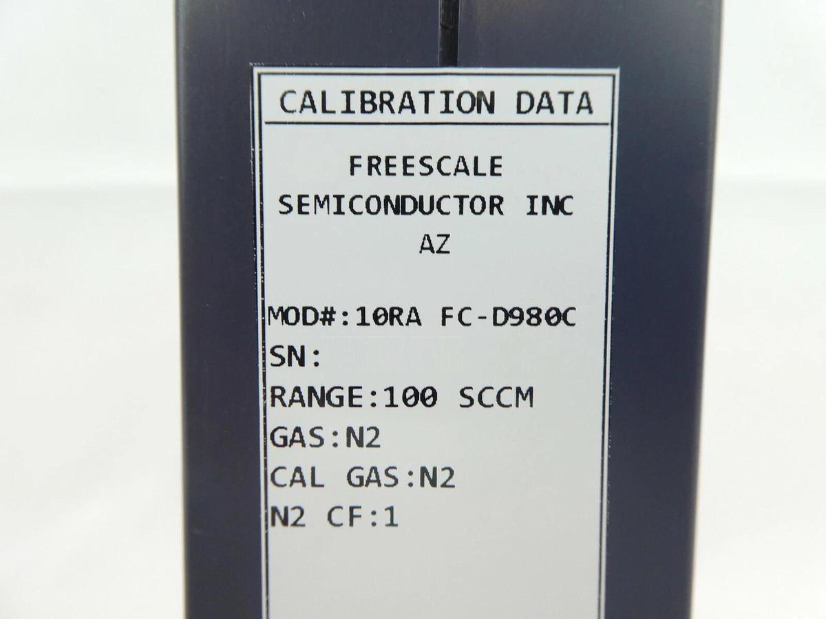 Refurbished Aera FC-D980C Mass Flow Controller MFC 100 SCCM N2 Refurbished Surplus