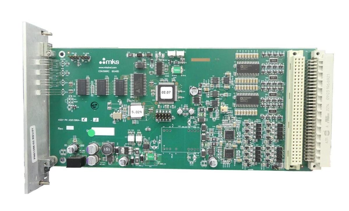 Used MKS Instruments AS01396A-6-3 DeviceNet PCB Card CDN396R AMAT Working