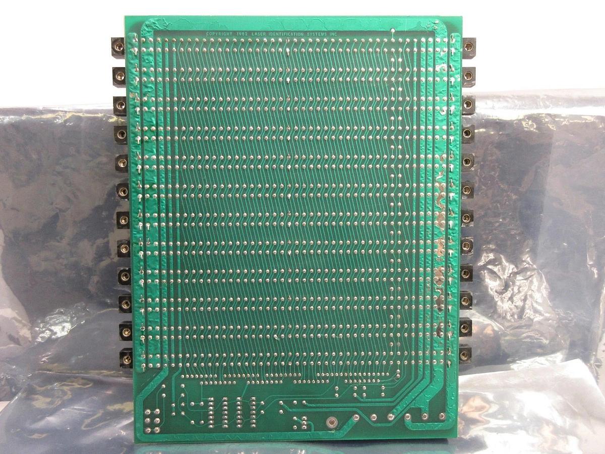 Used Laser Identification Systems 345520 Backplane Board PCB Lumonics LW-CO2 Used