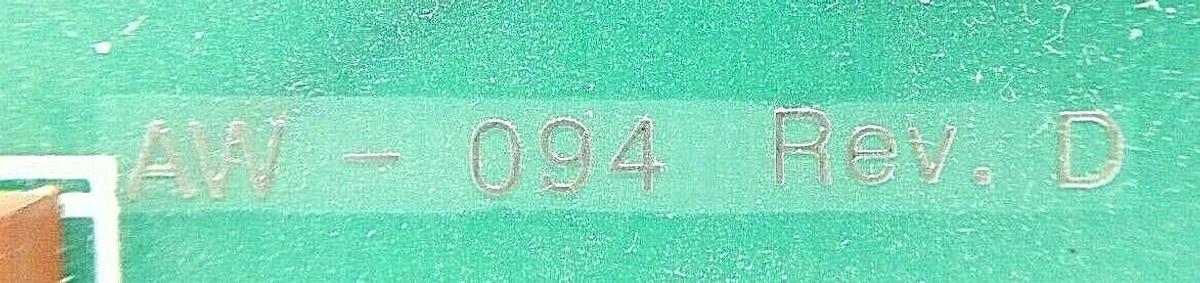 Used PMT Plasma Materials Technology AW-094 Process PCB Rev. D Working Surplus