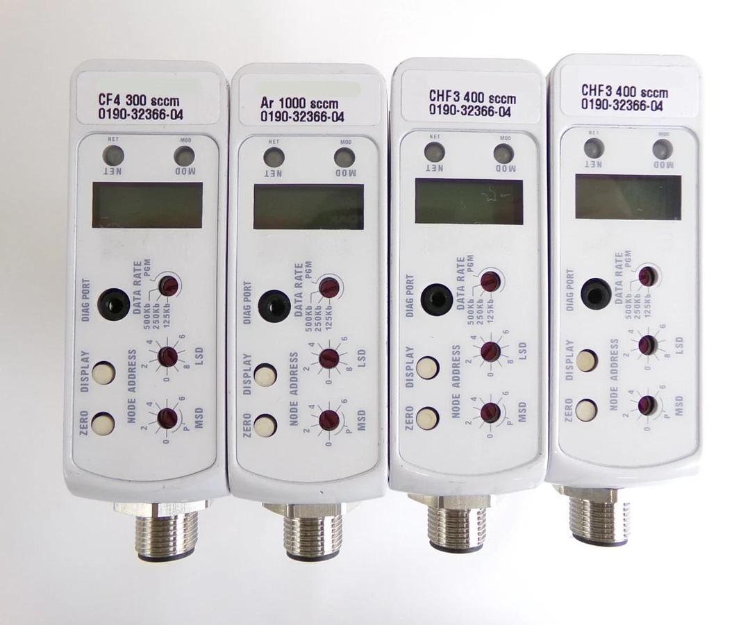 Used Brooks GF Series Mass Flow Controller MFC GF125C Lot of 12 Spare