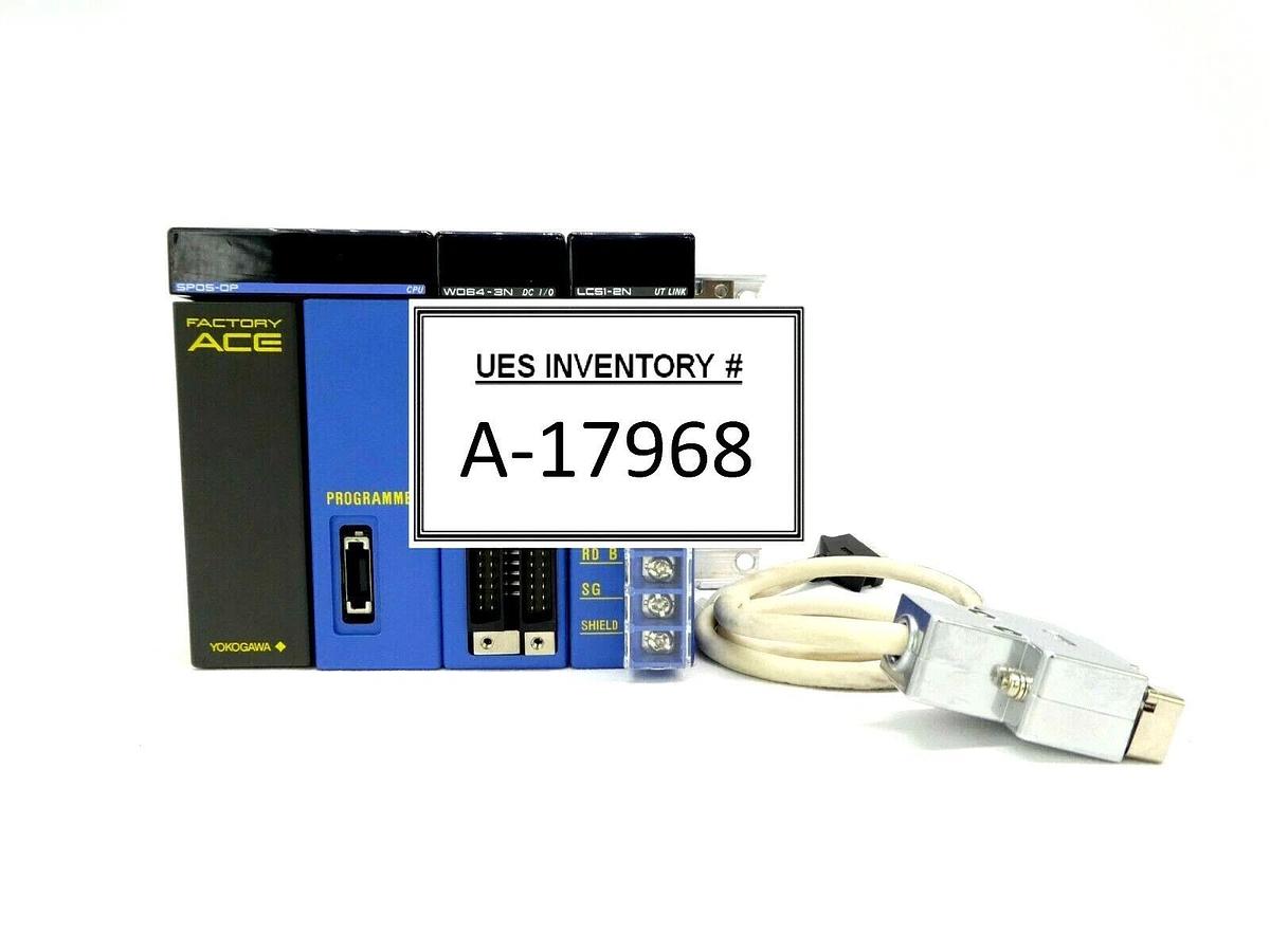 Used Yokogawa SP05-0P Programmable Logic Controller PLC Factory Ace WD64-3N LC51-2N