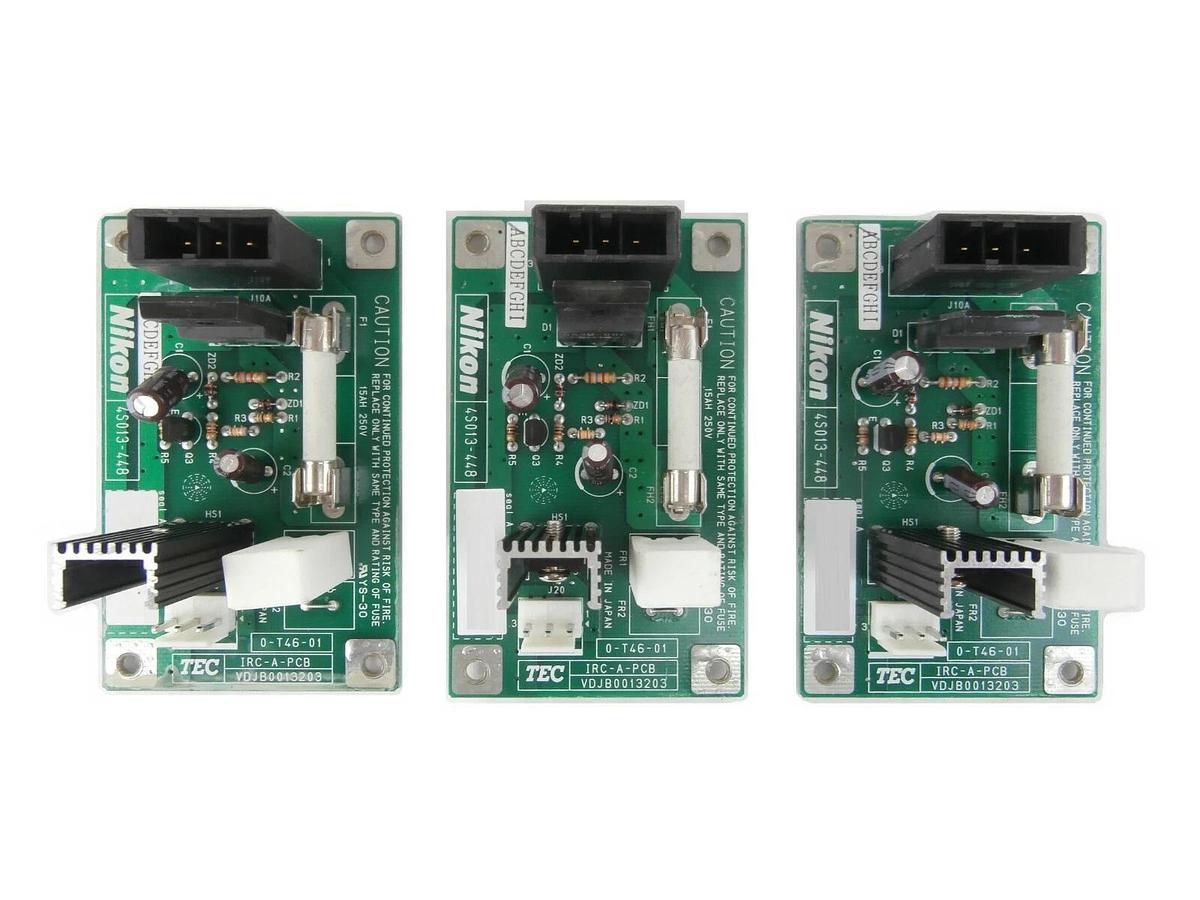 Used TEC VDJB0013203 Interface PCB IRC-A-PCB Nikon 4S013-448 NSR Lot of 3 Working