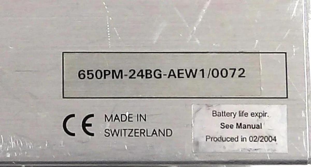 Used VAT 650PM-24BG-AEW1 Adaptive Pressure Controller PM-6 Working Surplus