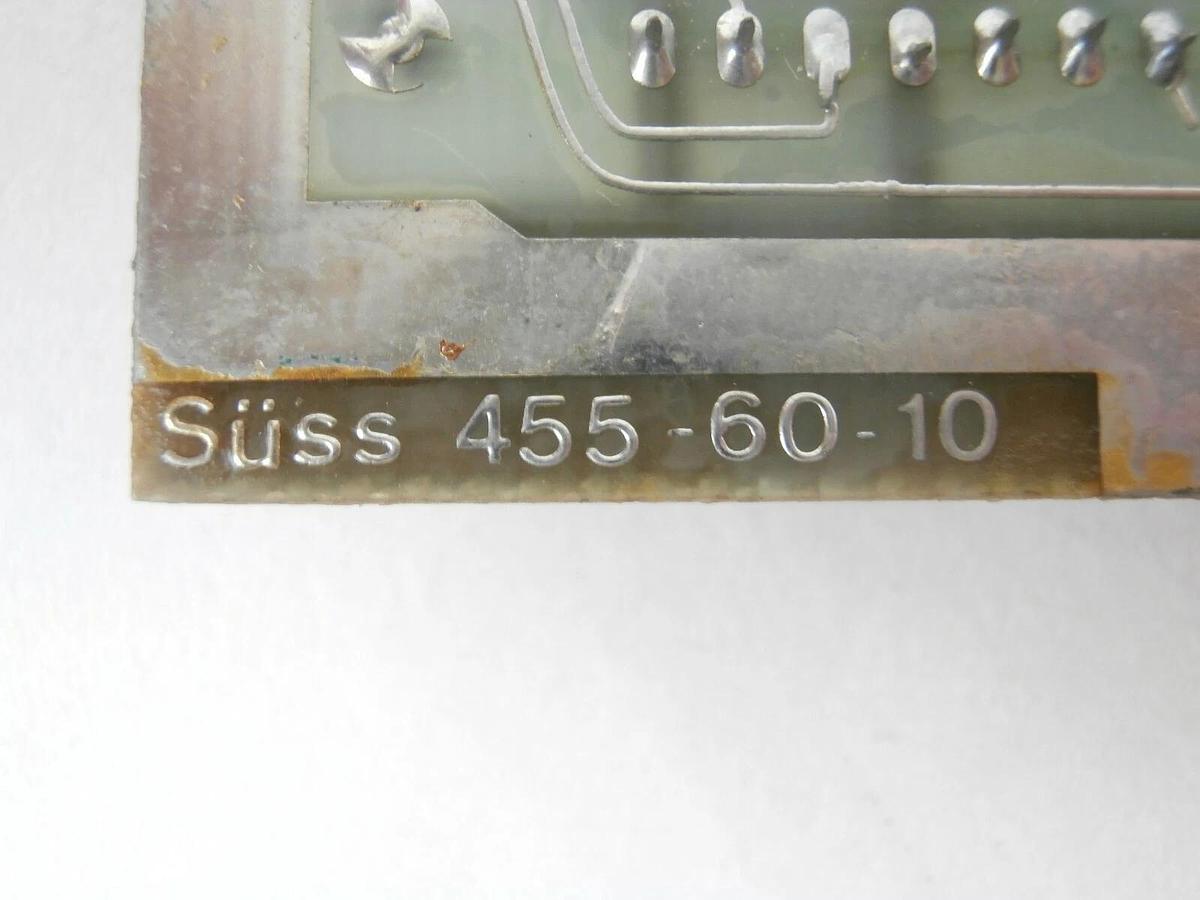 Used Karl Suss 455-60-10 PCB Card 559.10dA MJB 55 Wafer Mask Aligner Working Surplus