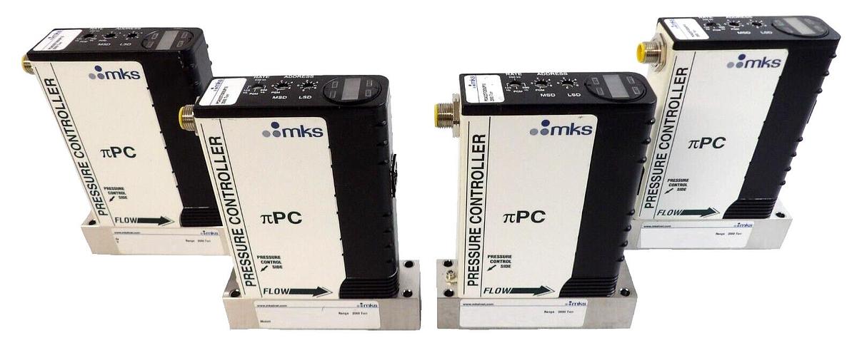 Used MKS Instruments PCA023TC63UP10 Pressure Controller πPC PC90 Lot of 4 Working