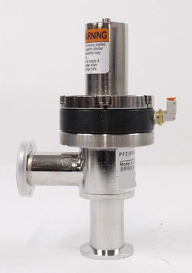 Used Nor-Cal Pfeiffer 0190-22670 Pneumatic Angle Valve Reseller Lot of 3 Working