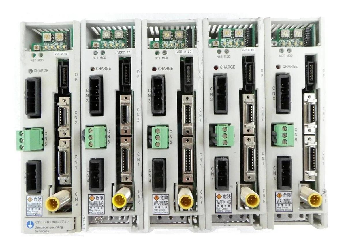 Used Sayno Denki BL Super PV Servo Drive Lot of 5 PV2A015SM61P50 Working Surplus