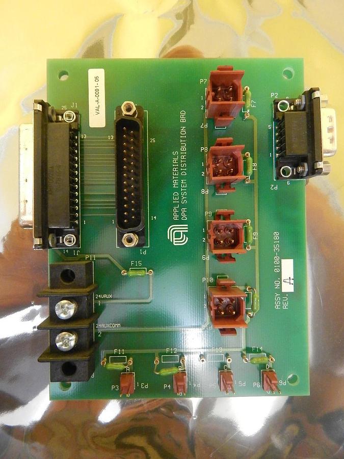 Used AMAT Applied Materials 0100-35180 DPA System Distribution Board PCB P5000 Used