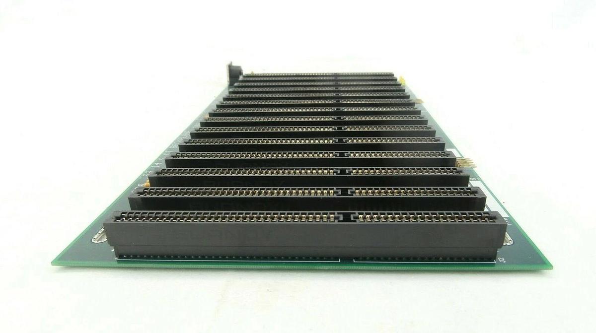 Used Plasma-Therm 9011 ISA 14 Slot Backplane Board PCB 11911411 Clusterlock Spare