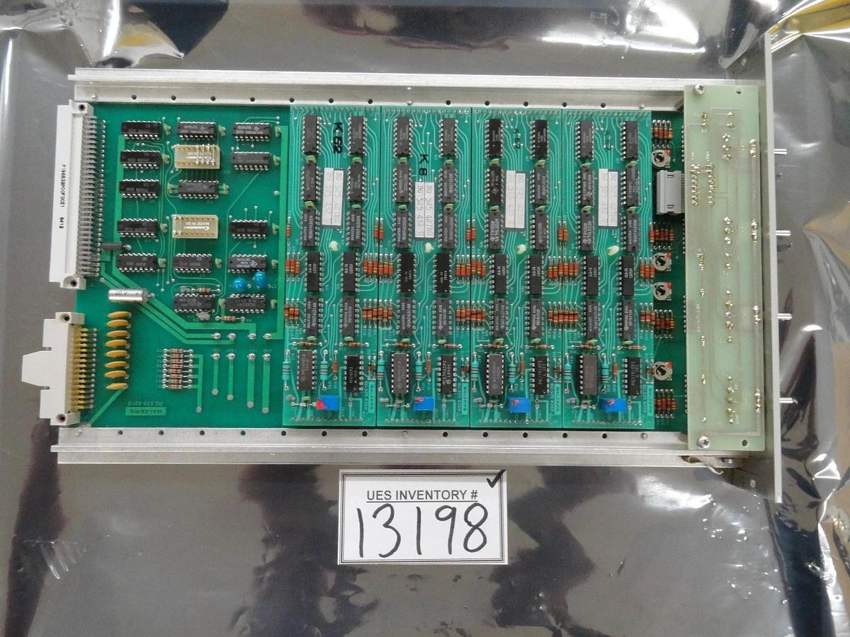 Used Balzers BG 525 473 T Argon Pressure DA 101 PCB Card BG 525 424 T Used Working