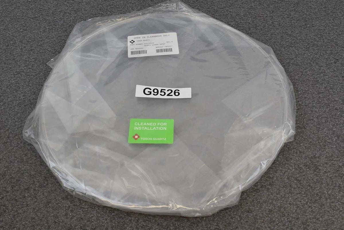 Used Tosoh 500135509 Quartz Window w/ Step