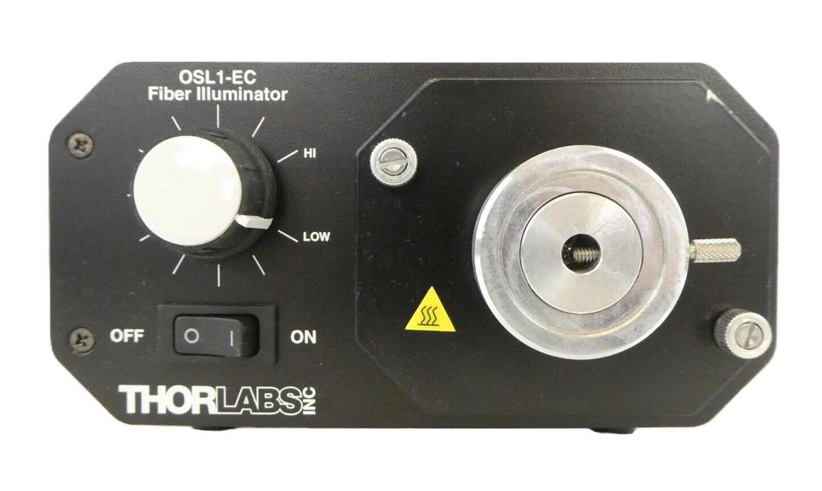 Used ThorLabs OSL1-EC High Intensity Fiber Illuminator with 36" Optic Cable Working