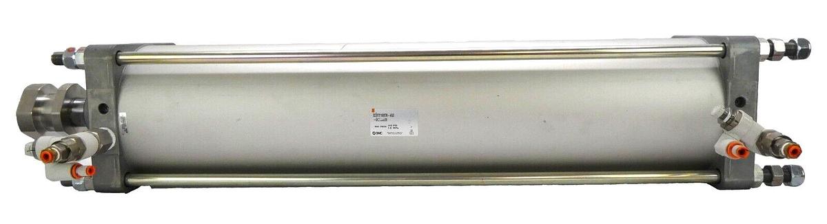Used SMC CDS2b160TN-650-DUX00228 Tie Rod Pneumatic Air Cylinder Cs2 Working Surplus