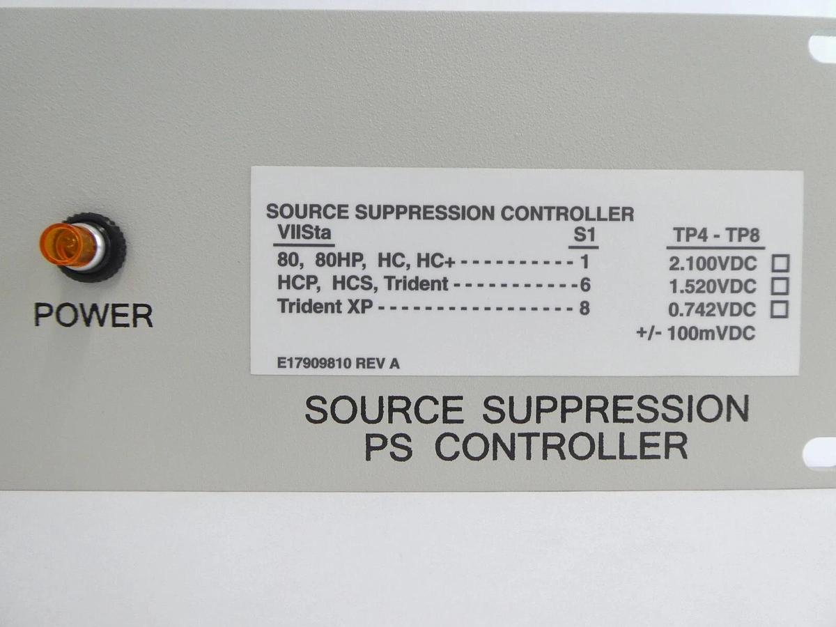 Varian Semiconductor VSEA E11320304 Source Suppression Controller VIISta New