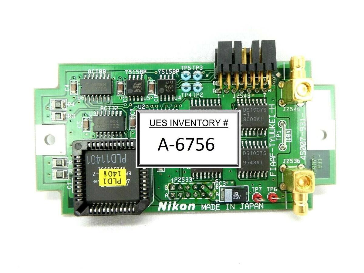Used Nikon 4S007-931 Interface Board PCB FIAAF-TYUUKEI-H NSR System Working