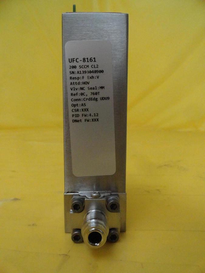 Used UNIT Instruments UFC-8161 Mass Flow Controller AMAT 3030-12413 200 SCCM Cl2 Used