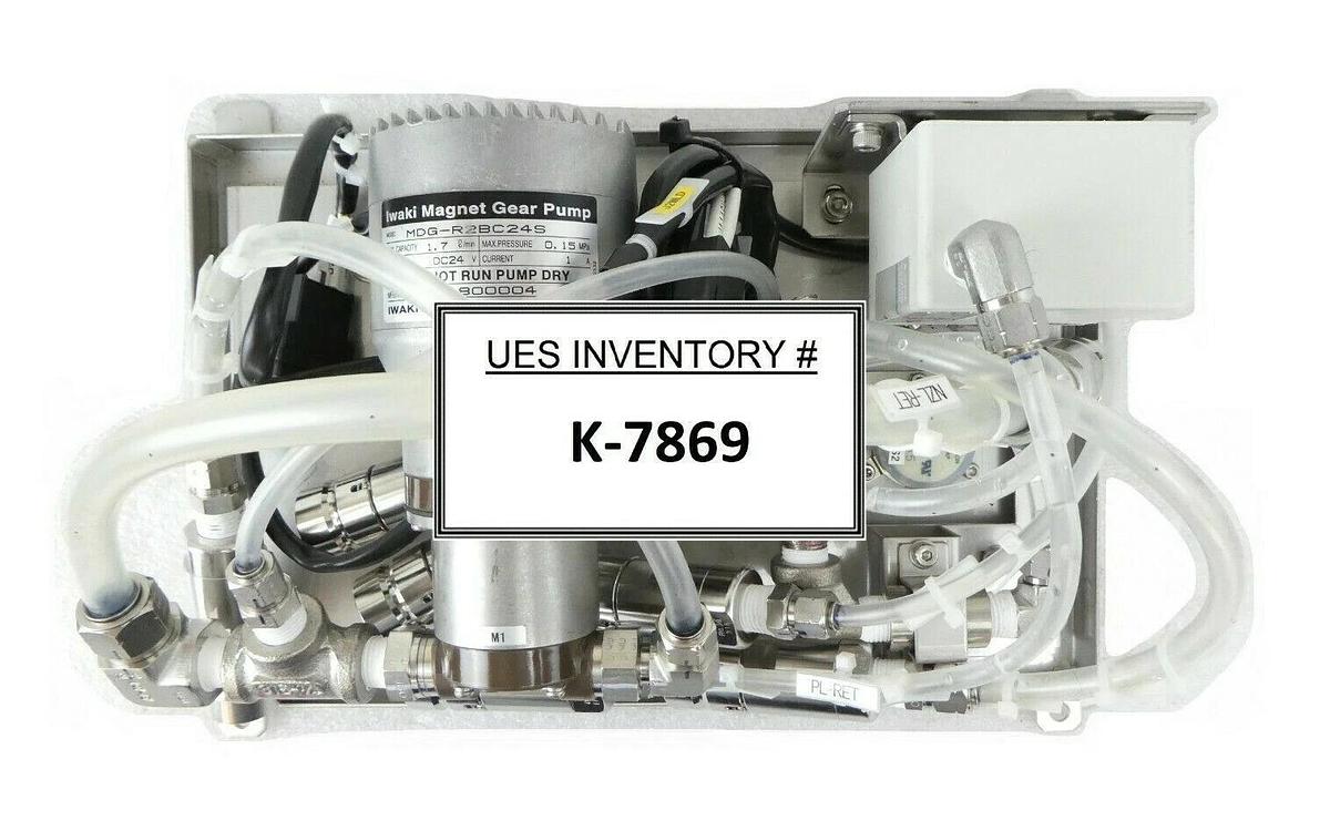 Used Nikon 4B079-124 Process Pump Manifold Assembly NSR FX-601F Working Surplus