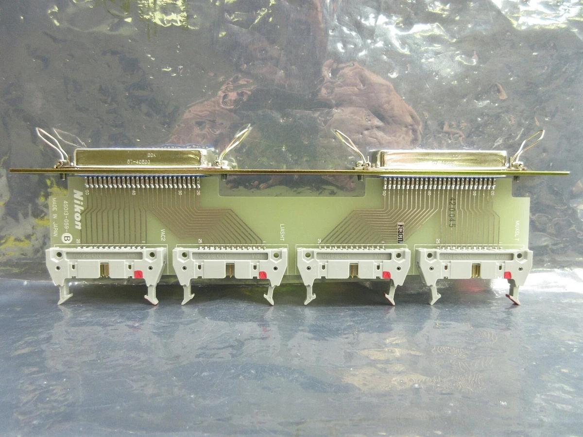 Used Nikon 4S013-059-B Interface Board PCB NSR-1755G7A Step-and-Repeat G-Line Used