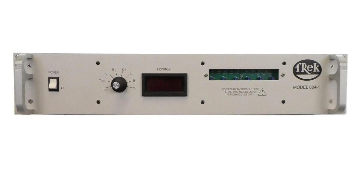 Used Trek 684-1-G ESC Electrostatic Chuck Power Supply G19-00211-00 Untested Surplus