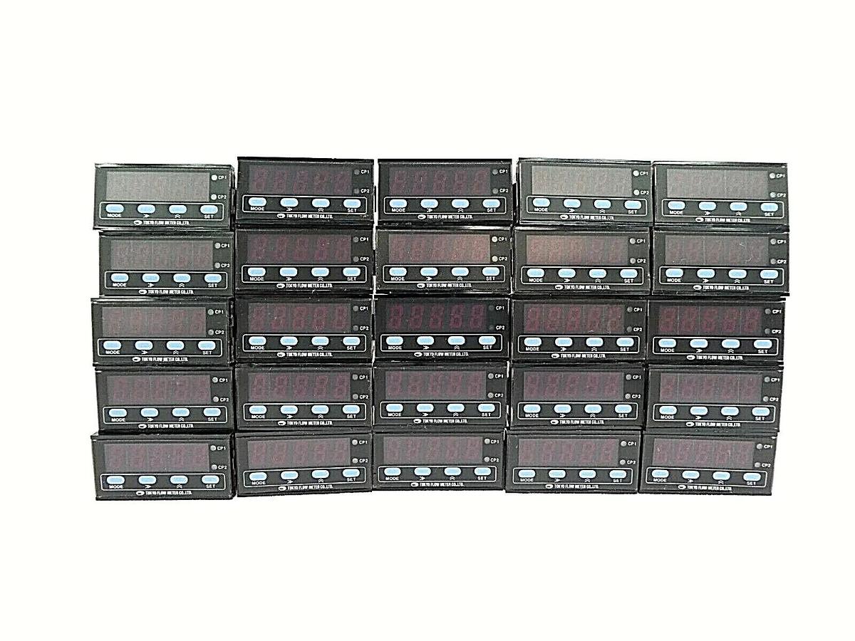 Used Tokyo Flow Meter EM0100DT Digital Meter DIGITALMETER 1~10 L/min Lot of 25 Spare