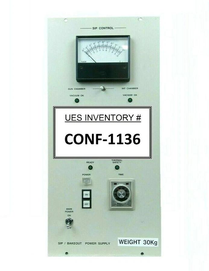 Used JEOL SIP Control SIP/BAKEOUT Power Supply JWS-7555S Wafer Defect SEM Working