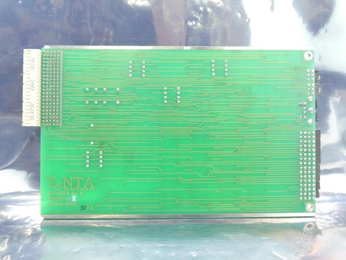 Used TeNTA AS00021-01 CCM Water Leak Detector PCB Card AMAT 0190-02076 No Face Plate