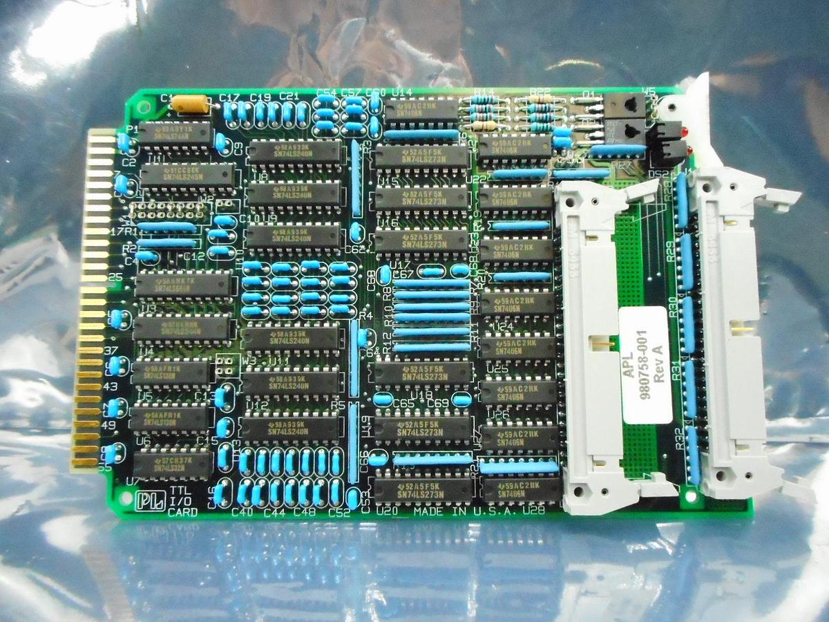 Used PL Pro-Log 980758-001 TTL I/O PCB Card APL Aviza Technology Working Surplus
